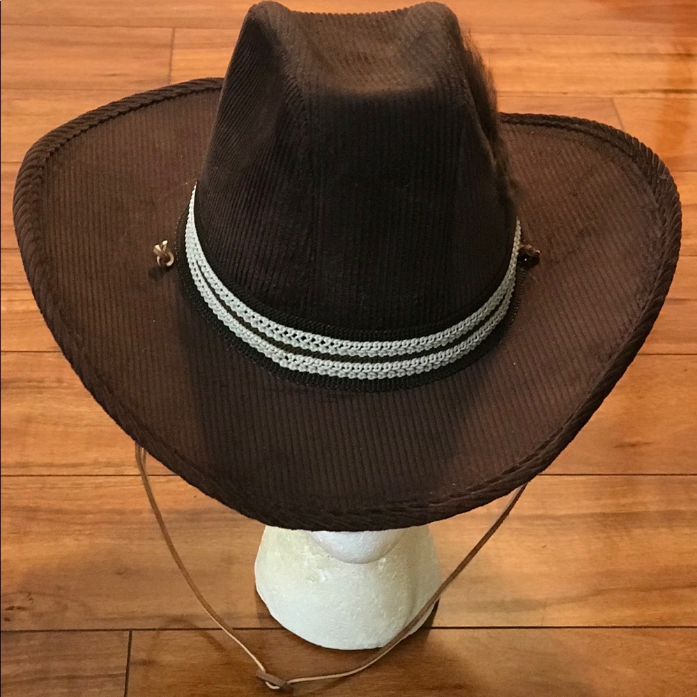 Handmade corduroy Cowboy hat